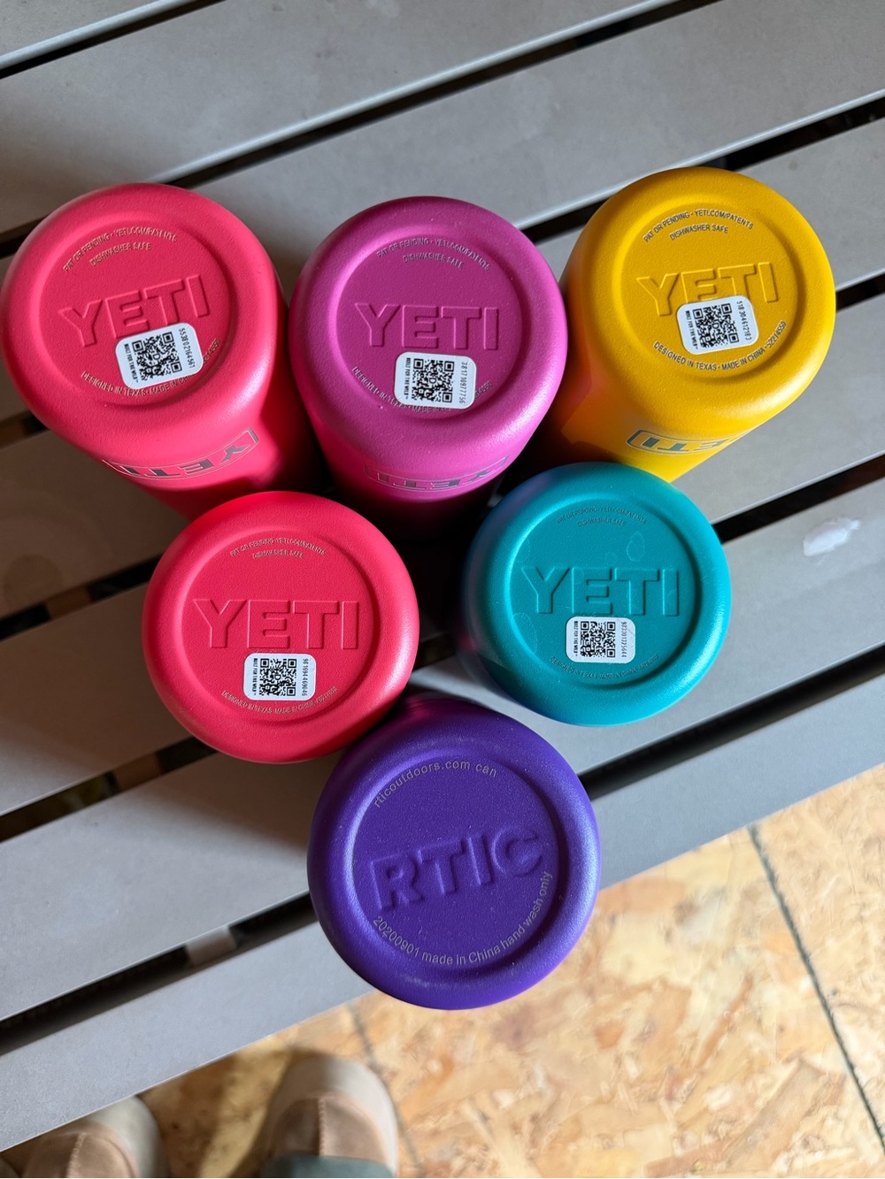 Yeti Colorful Rambler Colster Bundle (Purple is Rtic) - Picture 5 of 6
